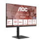 AOC E4 U27E4CV Monitor PC 68,6 cm (27") 3840 x 2160 Pixel 4K Ultra HD LED Nero