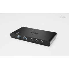i-tec KVM Docking Station HDMI for 2 hosts, Power Delivery 2x 100W