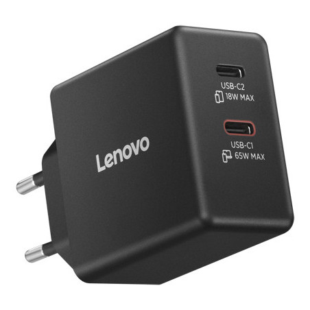 Lenovo 40AW065BEU adattatore e invertitore Interno/esterno 65 W Nero
