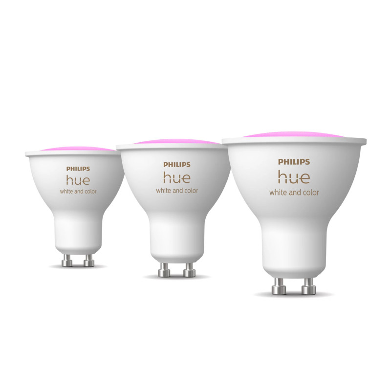 Philips Hue White and Color ambiance GU10 - faretto connesso - (confezione da 3)