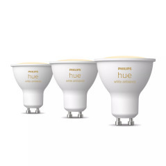 Philips Hue White ambiance GU10 - faretto connesso - (confezione da 3)