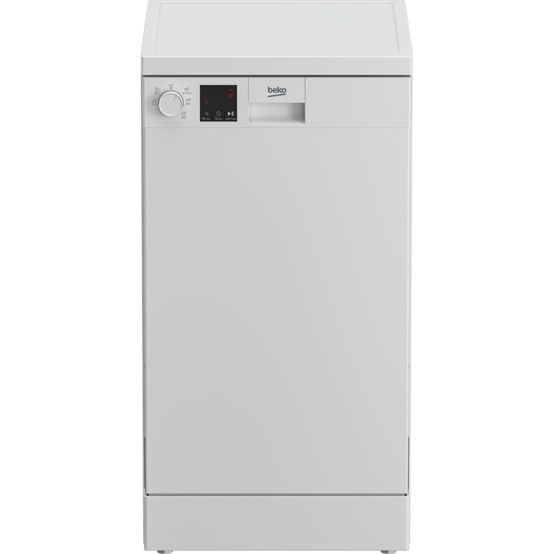 Beko DVS05024W: Lavastoviglie a Libera Installazione Slim, 45 cm, 10 Coperti