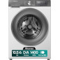 Hisense WD3S1043BW7 Lavasciuga 10,5 + 6 Kg, 1400 Rpm, 19 Programmi Automatici