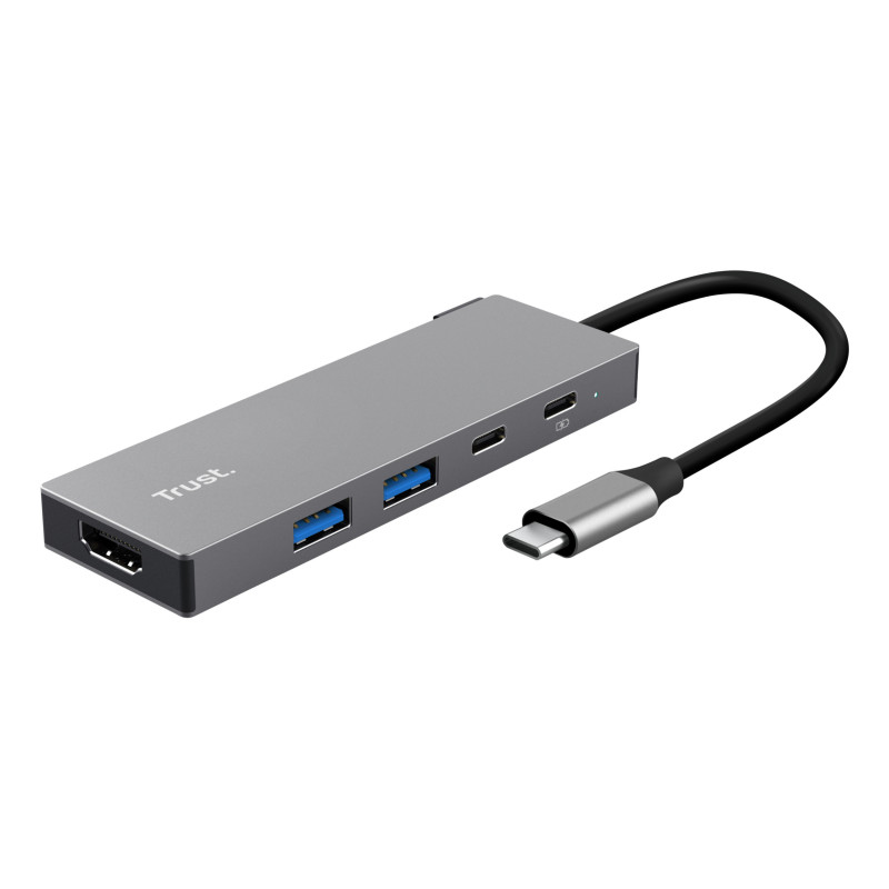 Trust 26062 hub di interfaccia USB tipo-C Grigio Trust 26062 hub di interfaccia USB tipo-C Grigio