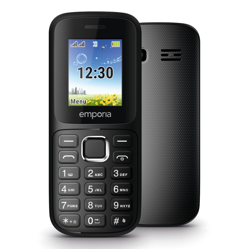 Emporia emporiaFN313 4,5 cm (1.77") 64 g Nero Telefono per anziani
