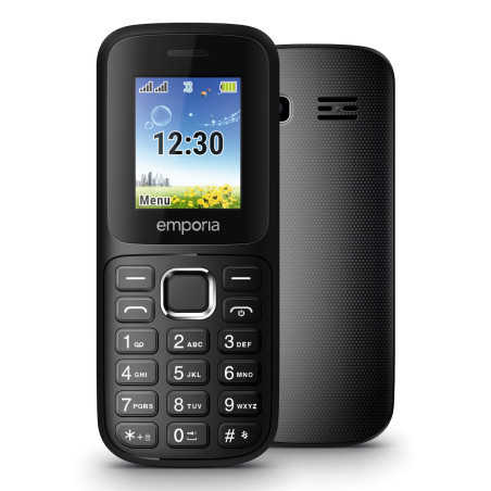 Emporia emporiaFN313 4,5 cm (1.77") 64 g Nero Telefono per anziani