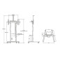 Multibrackets 9073 Supporto TV a parete 2,54 m (100") Bianco Multibrackets 9073 Supporto TV a parete 2,54 m (100") Bianco