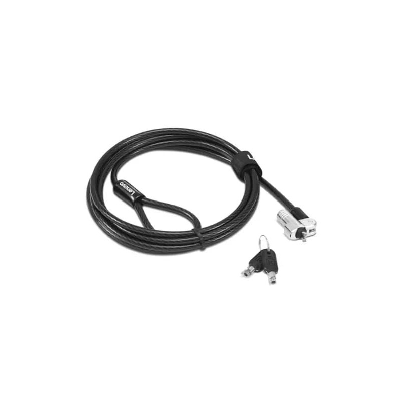 Lenovo 4XE1L51710 cavo di sicurezza Nero 1,8 m Lenovo 4XE1L51710 cavo di sicurezza Nero 1,8 m