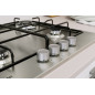 Indesit THP 642 W/IX/I 1 piano gas inox 60cm 4 fuochi bruciatore doppia corona griglie smaltate Indesit THP 642 W/IX/I 1 piano gas inox 60cm 4 fuochi bruciatore doppia corona griglie smaltate
