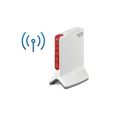 Box FRITZ! 6820 LTE (v3) INT router wireless Gigabit Ethernet Banda singola (2.4 GHz) 4G Rosso, Bianco