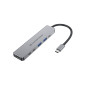 Conceptronic DONN33G replicatore di porte e docking station per laptop Cablato USB 3.2 Gen 1 (3.1 Gen 1) Type-C Argento