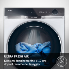 Haier Ultra X11, Lavatrice Carica Frontale 10 KG, 20% più efficente della classe A, 1400 giri, Bianco, Direct Motion, Refresh,