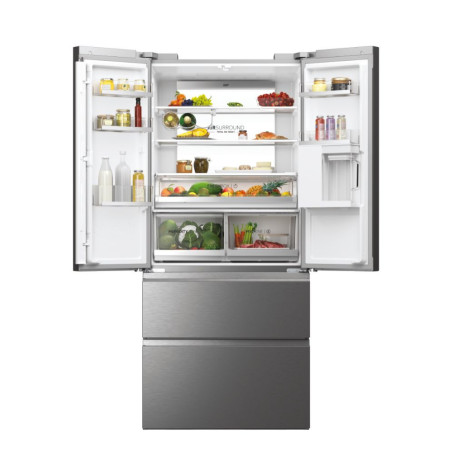 Haier HFW7819EWMP Libera installazione 537 L Platino, Acciaio inox