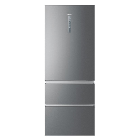 Haier 3D 70 Serie 3 HTOPMNE7193 Libera installazione 450 L Platino, Acciaio inox