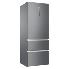 Haier 3D 70 Serie 3 HTOPMNE7193 Libera installazione 450 L Platino, Acciaio inox