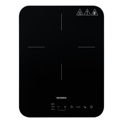 Severin KP 1032 piano cottura Nero, Grigio Superficie piana 28 cm Piano cottura a induzione 1 Fornello(i)