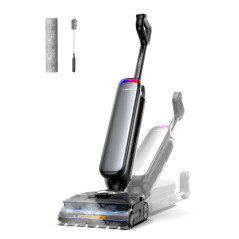 Tineco Floor One S9 Artist Steam Pro Aspirapolvere verticale Batteria Secco e bagnato Senza sacchetto Nero, Argento