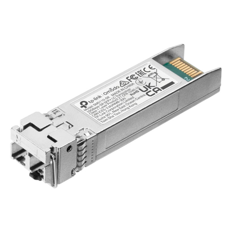TP-Link Omada SM5110-SR modulo del ricetrasmettitore di rete Fibra ottica 10000 Mbit/s SFP+ 850 nm TP-Link Omada SM5110-SR modulo del ricetrasmettitore di rete Fibra ottica 10000 Mbit/s SFP+ 850 nm