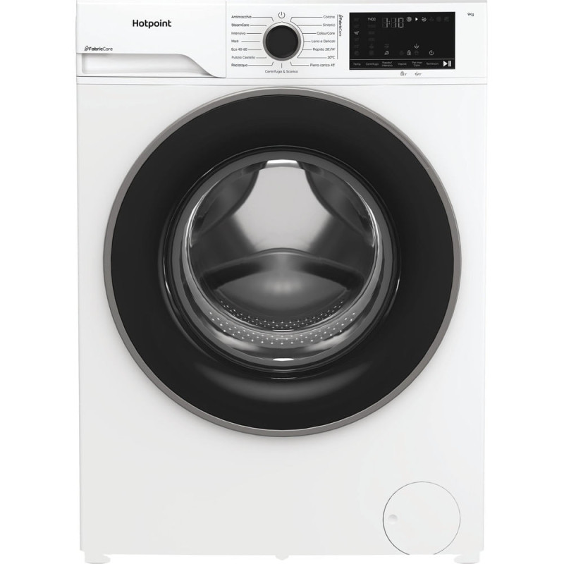 Hotpoint Ariston HB 93 CARE IT, Capacità 9kg, classe A -30%, Motore Inverter, 1400 giri, Display digitale XL, Vapore