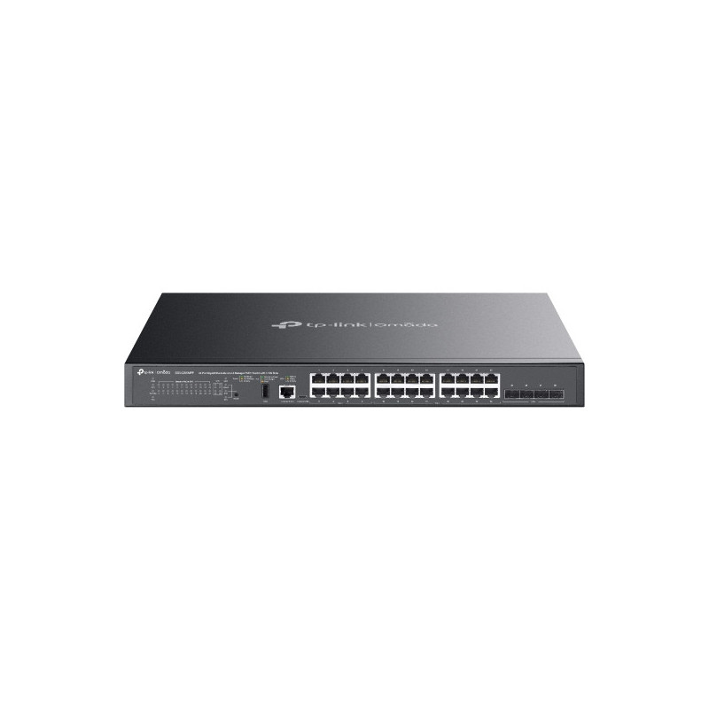 TP-Link SG5428XMPP switch di rete Gestito L3 Gigabit Ethernet (10/100/1000) Supporto Power over Ethernet (PoE) Nero TP-Link SG5428XMPP switch di rete Gestito L3 Gigabit Ethernet (10/100/1000) Supporto Power over Ethernet (PoE) Nero