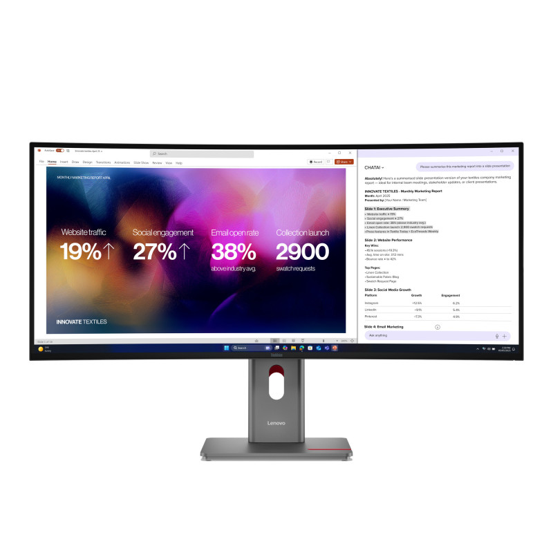 Lenovo ThinkVision P40WD-40 Monitor Lenovo ThinkVision P40WD-40 Monitor