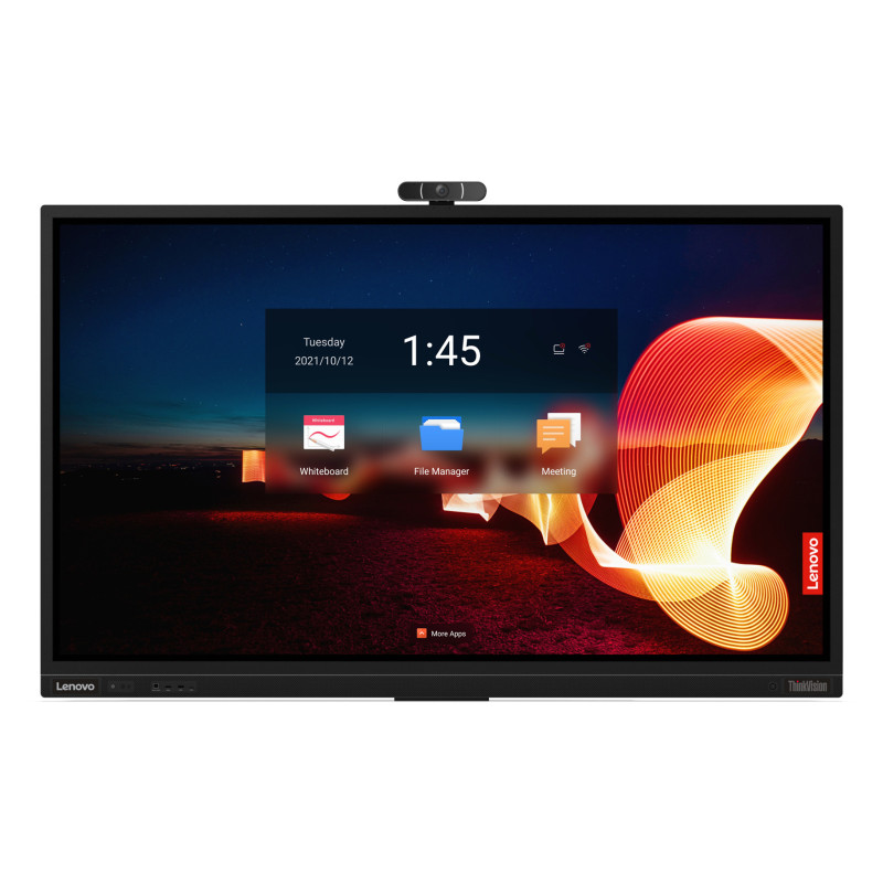 Lenovo ThinkVision T75 Monitor PC 190,5 cm (75") 3840 x 2160 Pixel 4K Ultra HD LED Touch screen Nero