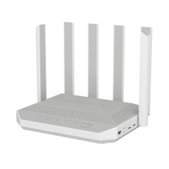 Keenetic Hero 5G (KN-4110) router wireless 2.5 Gigabit Ethernet Dual-band (2.4 GHz 5 GHz) Grigio, Bianco