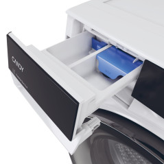 Candy ProWash 700, Lavatrice Slim 8 KG, 10% più efficente della classe A, 1400 giri, Bianco, Inverter, Vapore, Wi-Fi, BS 48SB6-S