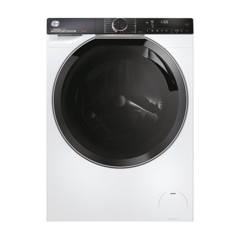 Hoover H-WASH 700 , Lavatrice Carica Frontale 10 KG, Classe A, 1600 giri, Bianco, Inverter, Vapore, Wi-Fi, H7WD 610MBC-S