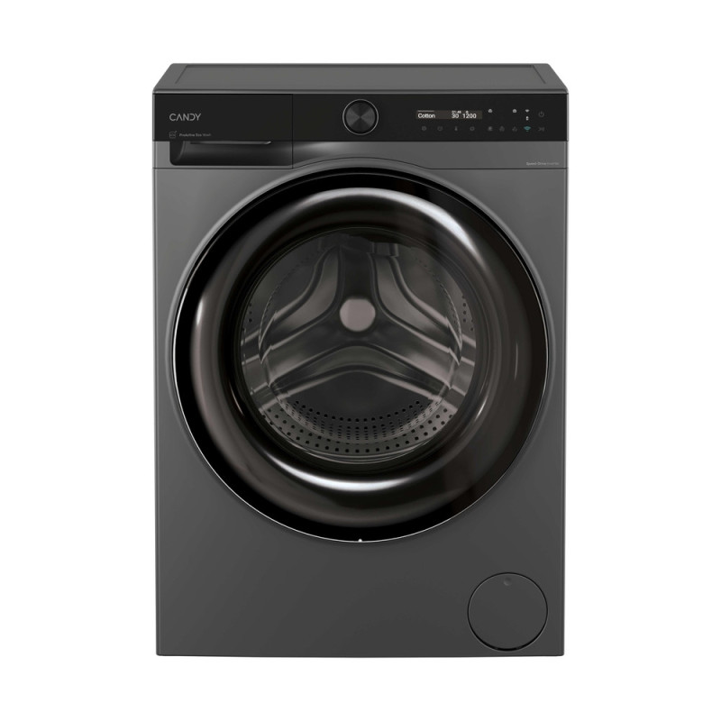 Candy ProWash 700, Lavatrice Slim 9 KG, 20% più efficente della classe A, 1400 giri, Antracite, Inverter, Vapore, Wi-Fi, BS