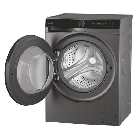 Candy ProWash 700, Lavatrice Slim 9 KG, 20% più efficente della classe A, 1400 giri, Antracite, Inverter, Vapore, Wi-Fi, BS