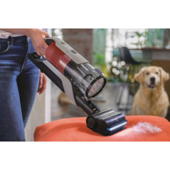 Hoover HF916BF 011 Aspirapolvere elettrica Batteria Secco EPA Senza sacchetto 0,7 L 400 W Nero, Metallico, Rosa