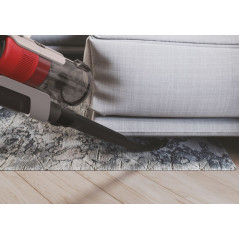 Hoover HF916BF 011 Aspirapolvere elettrica Batteria Secco EPA Senza sacchetto 0,7 L 400 W Nero, Metallico, Rosa