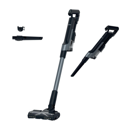 Hoover HF210HP 011 Aspirapolvere elettrica Batteria Secco EPA Senza sacchetto 1 L 165 W Grigio, Quarzo metallizzato
