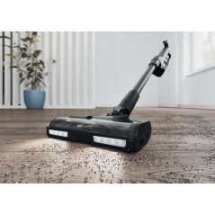 Hoover HF210HP 011 Aspirapolvere elettrica Batteria Secco EPA Senza sacchetto 1 L 165 W Grigio, Quarzo metallizzato