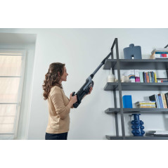 Hoover HF210HP 011 Aspirapolvere elettrica Batteria Secco EPA Senza sacchetto 1 L 165 W Grigio, Quarzo metallizzato