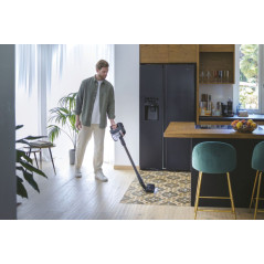 Hoover HF416BF 011 Aspirapolvere elettrica Batteria Secco Micro Senza sacchetto 0,4 L 240 W Nero, Rosa