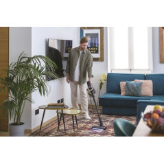 Hoover HF416BF 011 Aspirapolvere elettrica Batteria Secco Micro Senza sacchetto 0,4 L 240 W Nero, Rosa