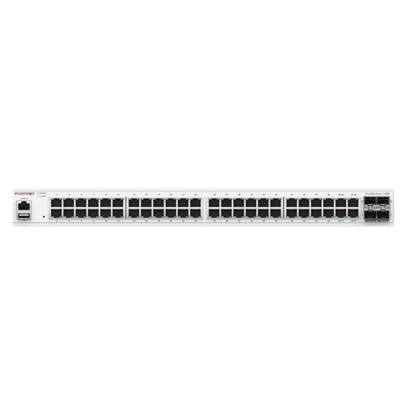 Fortinet FS-148F switch di rete L2 Gigabit Ethernet (10/100/1000) 1U Bianco