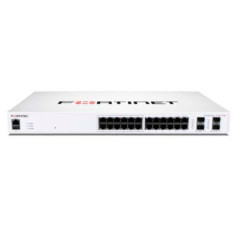 Fortinet FS-124F-FPOE switch di rete Supporto Power over Ethernet (PoE) 1U Bianco