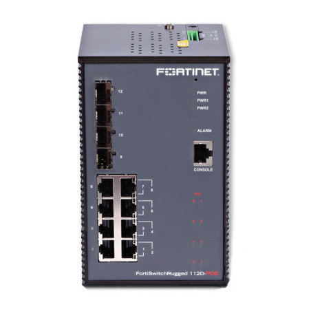 Fortinet FortiSwitch Rugged Gestito L2 Gigabit Ethernet (10 100 1000) Supporto Power over Ethernet (PoE) Grigio