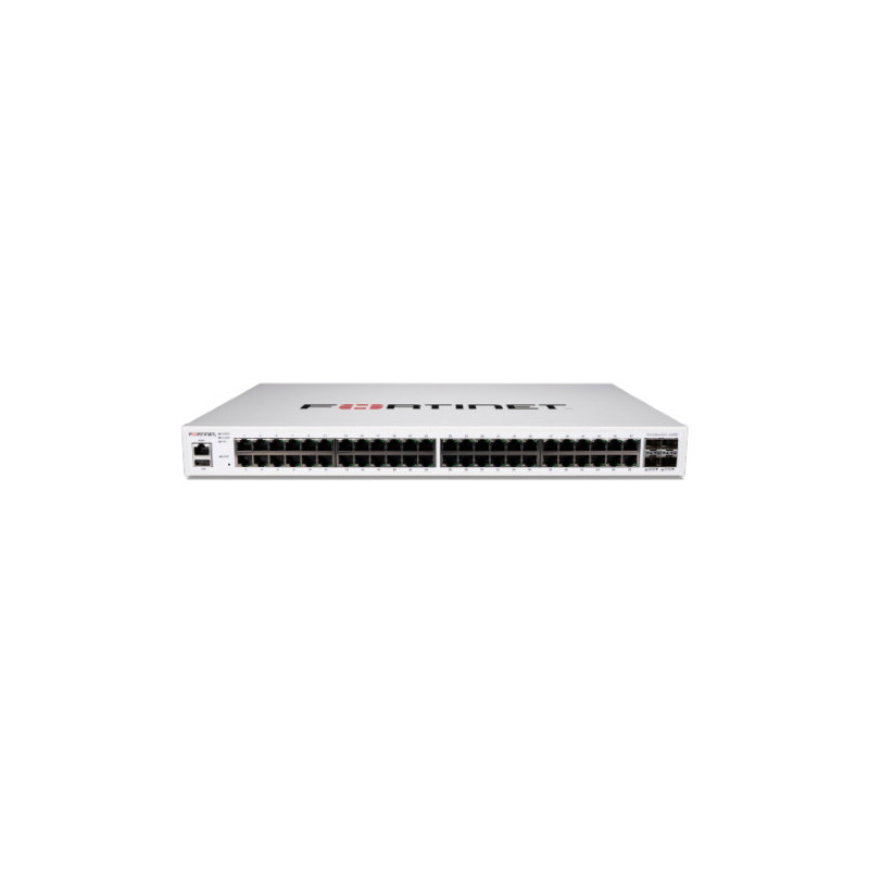 Fortinet FortiSwitch 448E Gigabit Ethernet (10/100/1000) 1U Bianco Fortinet FortiSwitch 448E Gigabit Ethernet (10/100/1000) 1U Bianco