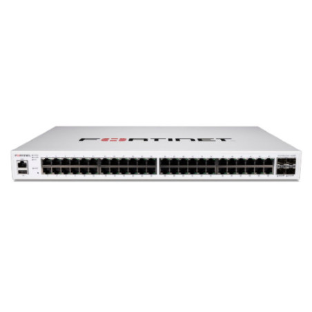 Fortinet FortiSwitch 448E Gigabit Ethernet (10 100 1000) 1U Bianco