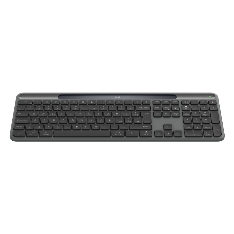 Logitech Signature Slim Solar+ wireless keyboard K980 tastiera Universale RF senza fili + Bluetooth QWERTY Italiano Grafite