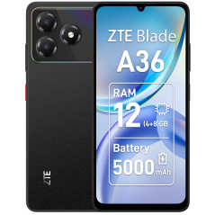 ZTE Blade A36 17,1 cm (6.75") Doppia SIM Android 15 4G USB tipo-C 4 GB 64 GB 5000 mAh Nero