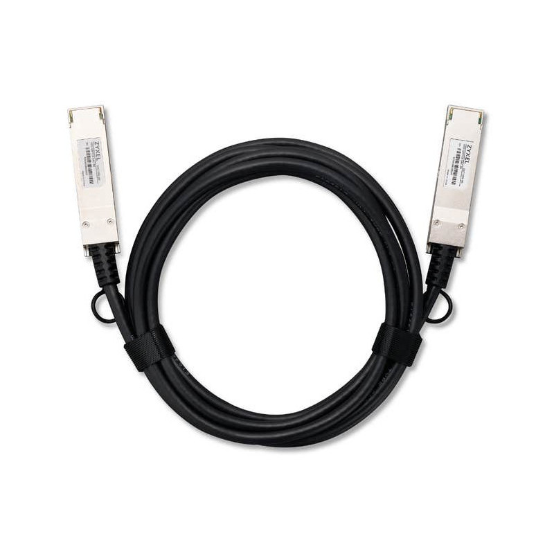Zyxel DAC100G-3M-ZZ0101F cavo InfiniBand e in fibra ottica QSFP28 DAC Nero