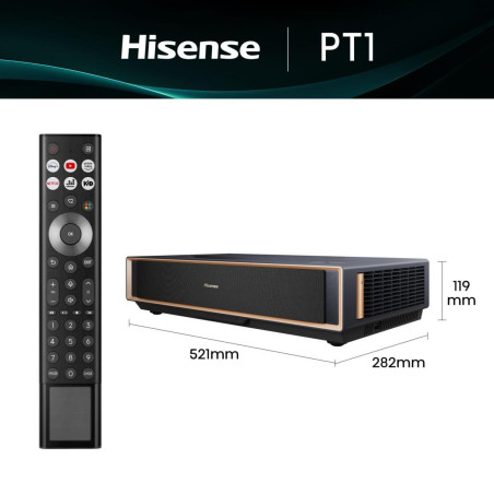 Hisense PT1 TV retroproiettore Nero Compatibilità 3D