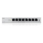 Zyxel GS1200-8HPV3 Gestito L2 Gigabit Ethernet (10/100/1000) Supporto Power over Ethernet (PoE) Desktop Grigio