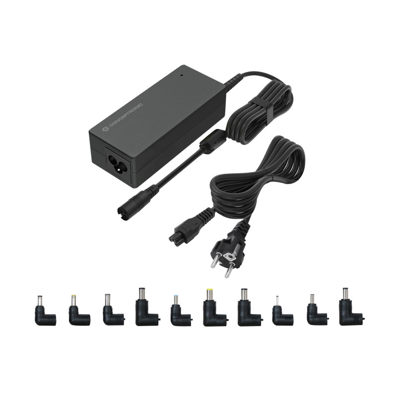 Conceptronic OZUL08B10 adattatore e invertitore Interno 90 W Nero