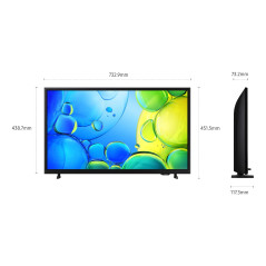 Samsung Full HD 32" UE32F6000FUXZT, Hyper Real Processor, HDR & Pur Color, Smart Experience, OTS Lite & Adaptive Sound, Slim